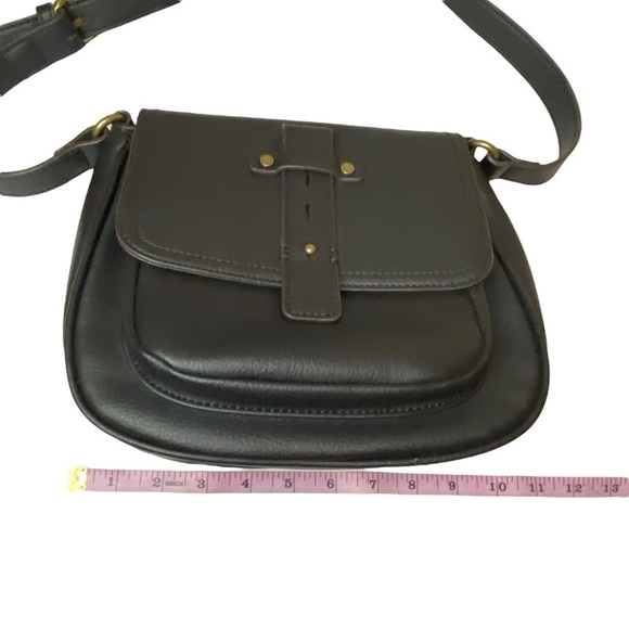 a.n.a. A new approach faux leather black handbag shoulder bag womens purse - Picture 6 of 8